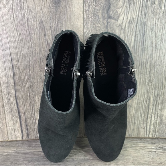 Kenneth Cole Reaction Women’s Pilates Suede Bootie Black Size 9 - Picture 6 of 8